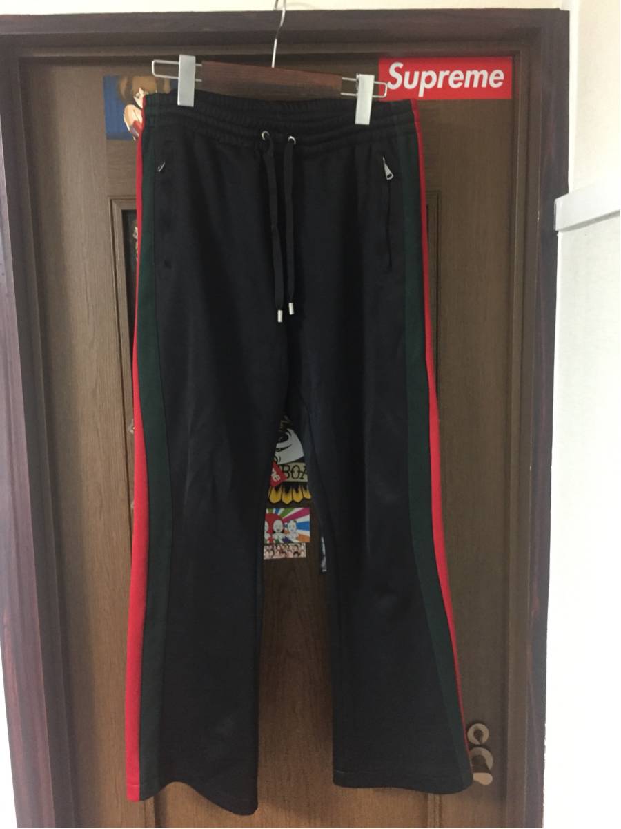 正規品 GUCCI グッチ テクニカル ジャージ フレア パンツ S