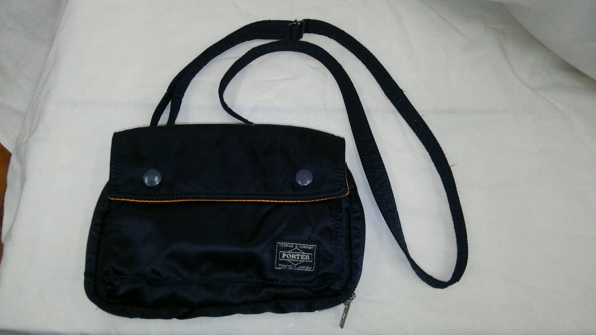 タンカー PORTER | ポーター TANKER(タンカー) ポーチ 黒 TRAVEL 吉田 