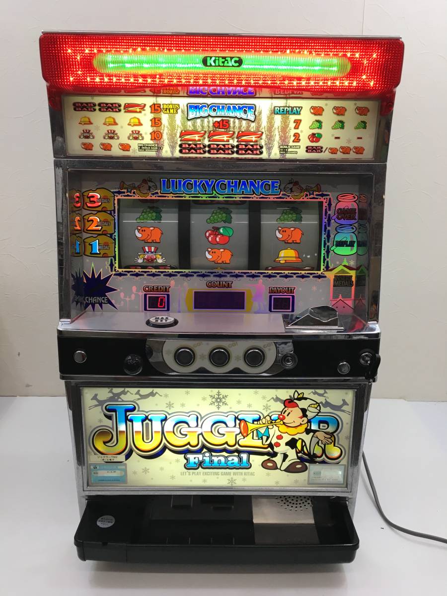 ☆北電子 ファイナルジャグラー 実機 コイン不要機 ジャンク扱い