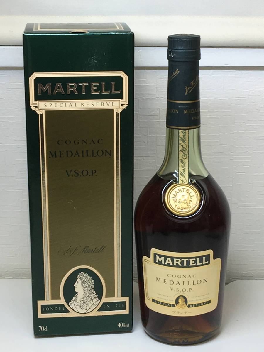 古酒 未開栓 マーテル メダリオン VSOP 箱付 食品、飲料 ブランデー