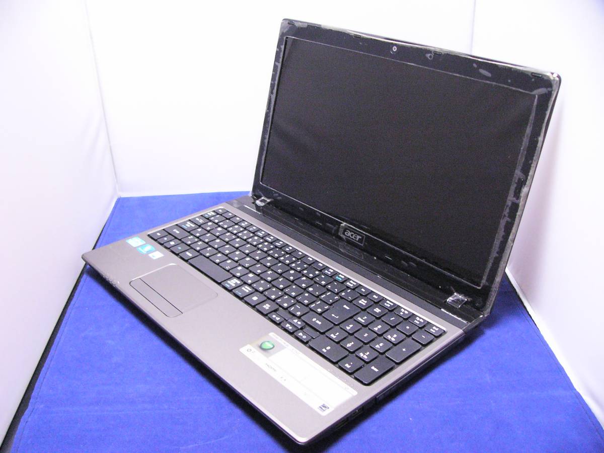動作未確認のためジャンク 送80サイズ acer ASPIRE 5750 CORE i3-2310M 