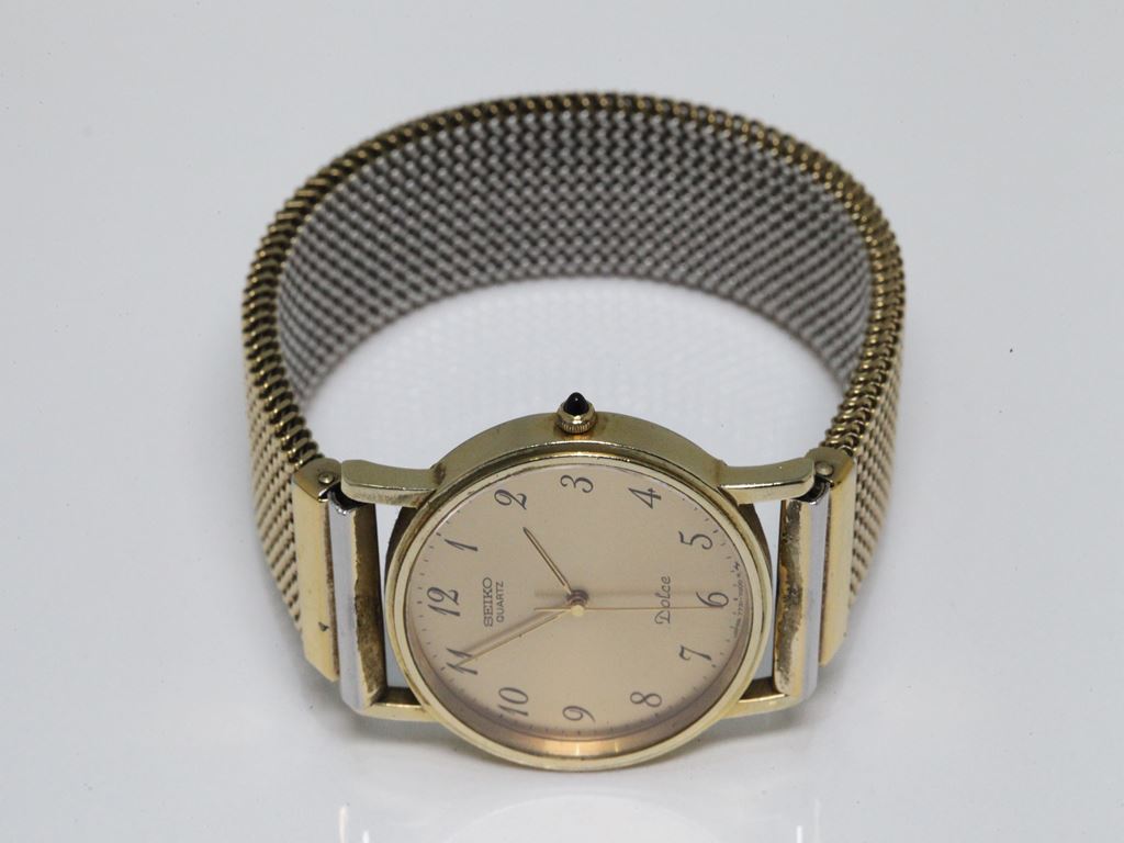 14K SEIKO ゴールド 腕時計 DOLCE 7731-7000 14金 7731-7000 ドルチェ セイコー SEIKO 14K Dolce Yahoo!オークション 1円