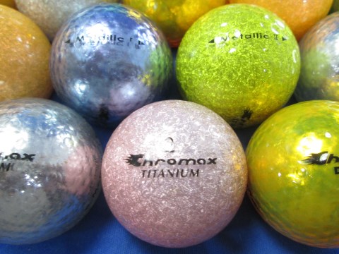 【SALE，最新作】 特A級&A級 クロマックス Metallic&Metallic Ⅱ/18球/Chromax キラキラ カラー ロストボール(19個以下)｜売買されたオークション情報、yahooの商品情報をアーカイブ公開 - オークファン ボール