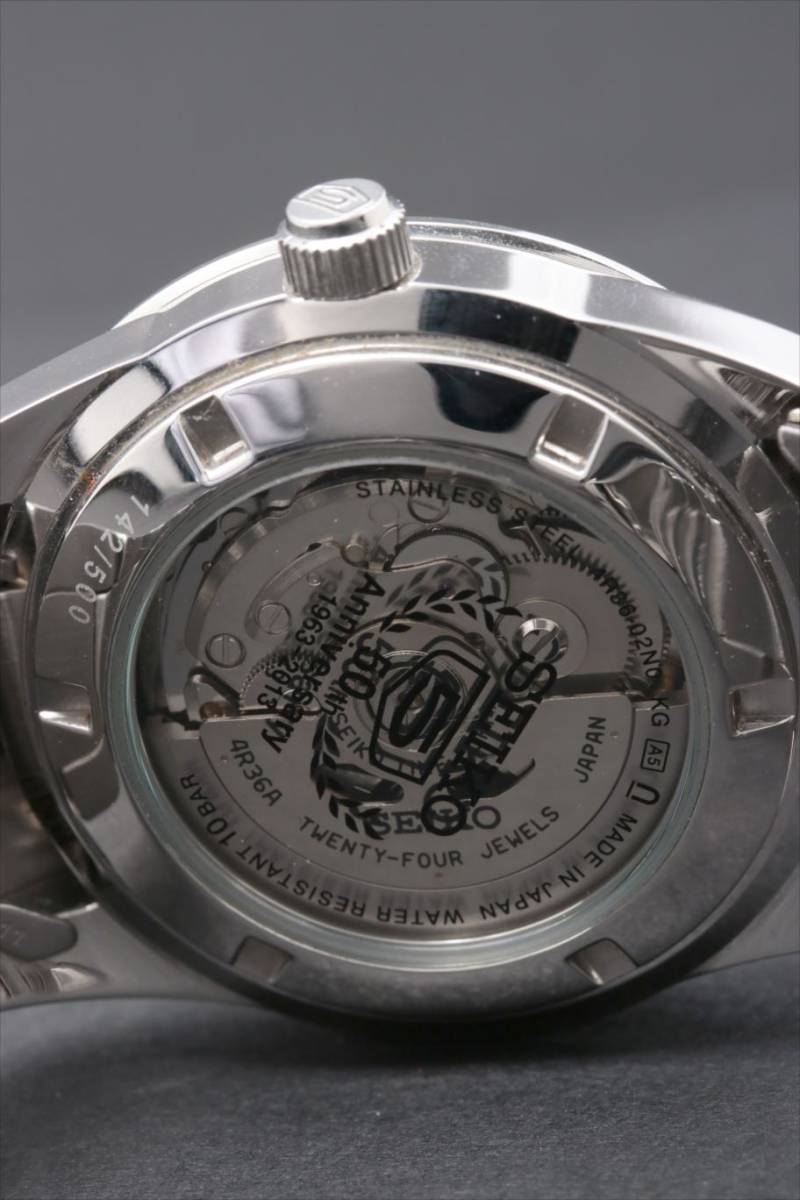 1円～ セイコー5 スポーツ 4R36-02N0 メンズ腕時計 限定品 稼働SEIKO 