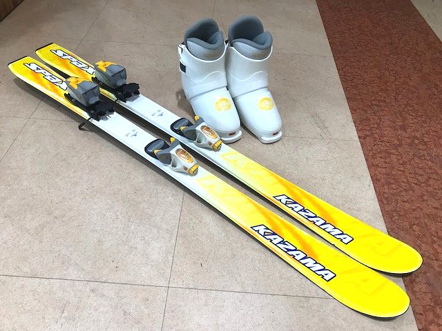 【大得価，100%新品】 ジュニアスキーセット 板120cm/ブーツ23cm 板+金具+ブーツ ３点セット 476(板、ブーツセット)｜売買されたオークション情報、yahooの商品情報をアーカイブ公開 - オークファン 板、ブーツセット