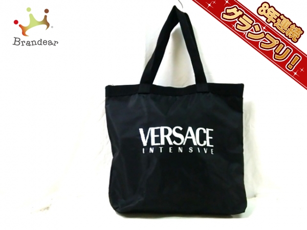 ヴェルサーチ VERSACE バッグ ショルダーバッグ ナイロン 黒 INTENSIVE