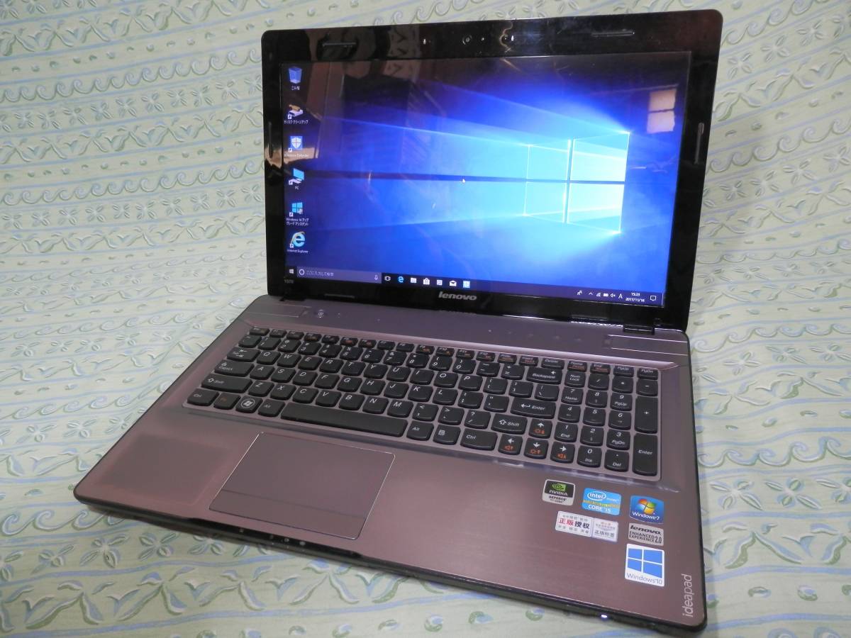 Lenovo Y570 Core 訳あり品（動作OK 中古パソコンショップ お買い得品 