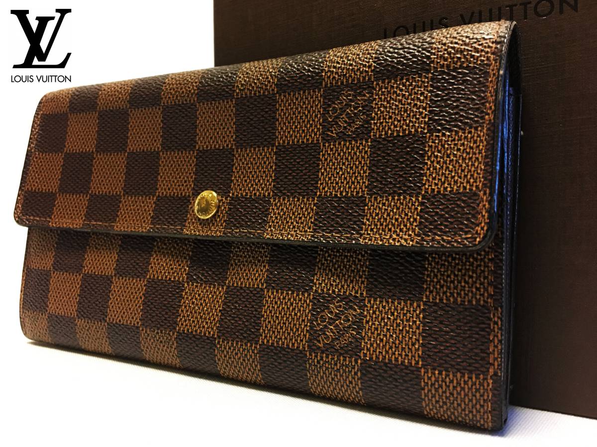 ダミエ ポルトフォイユ 新型 超美品⁄極上品!!ルイヴィトン サラ LV 長財布