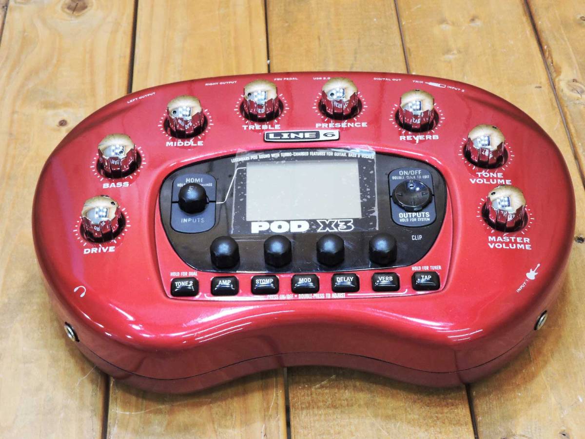 楽器・機材 LINE6 POD X3 LIVE ギターエフェクター ケース付き