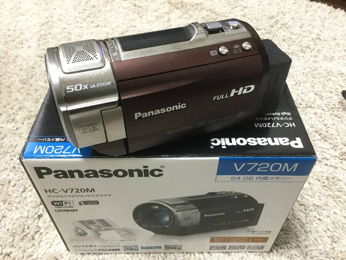 ☆Panasonic HC-V720M 付属品完備 ビデオカメラ パナソニック 本体