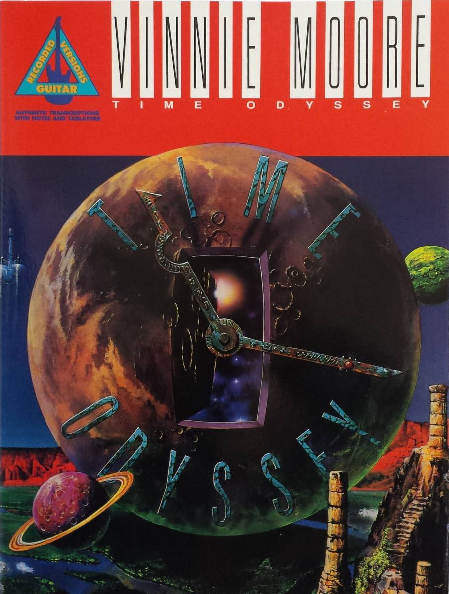 ◎希少品☆VINNIE MOORE ギタースコア TIME ODYSSEY ヴィニームーア