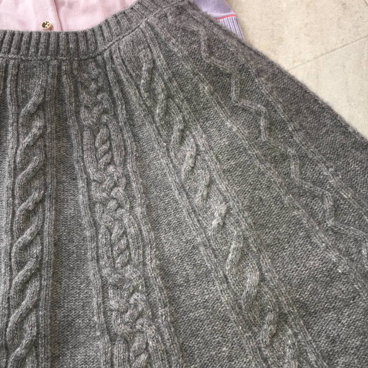 ☆ RED VALENTINO レッド ヴァレンティノ パニエ付き ニット ミニスカート グレー 可愛い ☆