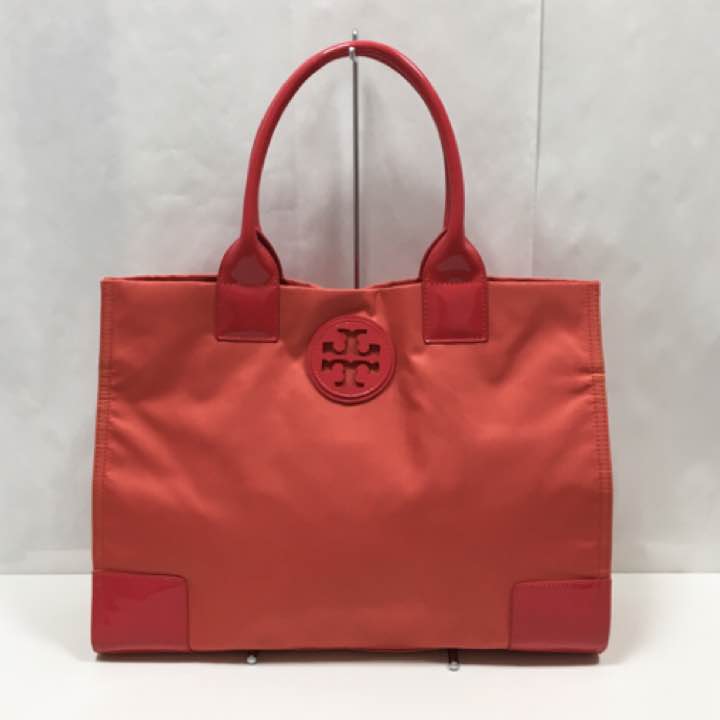 【最安値，新作】 トリーバーチ ナイロン/エナメル トートバッグ オレンジ(かばん、バッグ)｜売買されたオークション情報、yahooの商品情報をアーカイブ公開 - オークファン かばん、バッグ