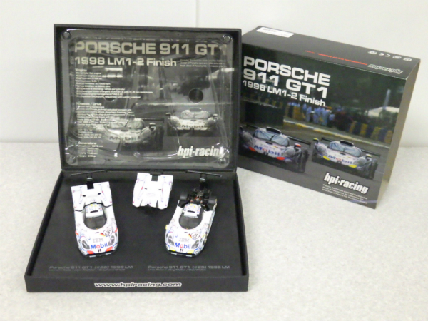hpi racing 1/43 ポルシェ 911 GT1 1998 LM 1-2 Finish 2台入【10