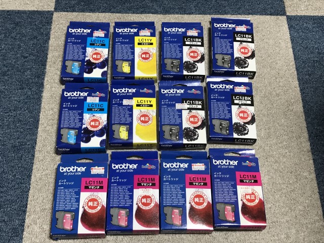 ブラザー★純正インク１２本セット★LC11C★LC11M★LC11BK★LC11Y★未使用品