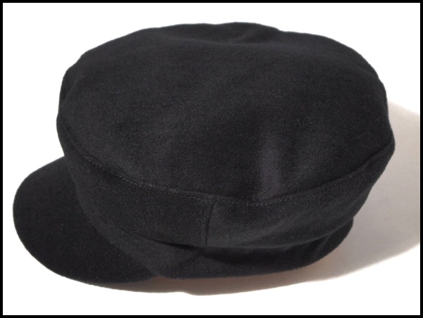 R6692R45　▼Plage プラージュ▼　カシミアビーバー マリンキャップ 帽子 黒 秋冬 rb