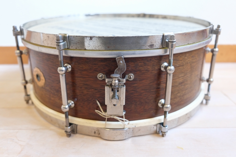 スリンガーランド マホガニー単板シェル 1930年代クラウドバッジ