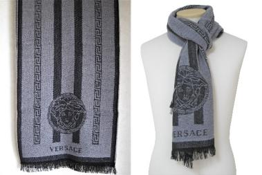 ベルサーチ マフラー ヴェルサーチ VERSACE メデューサロゴ マフラー