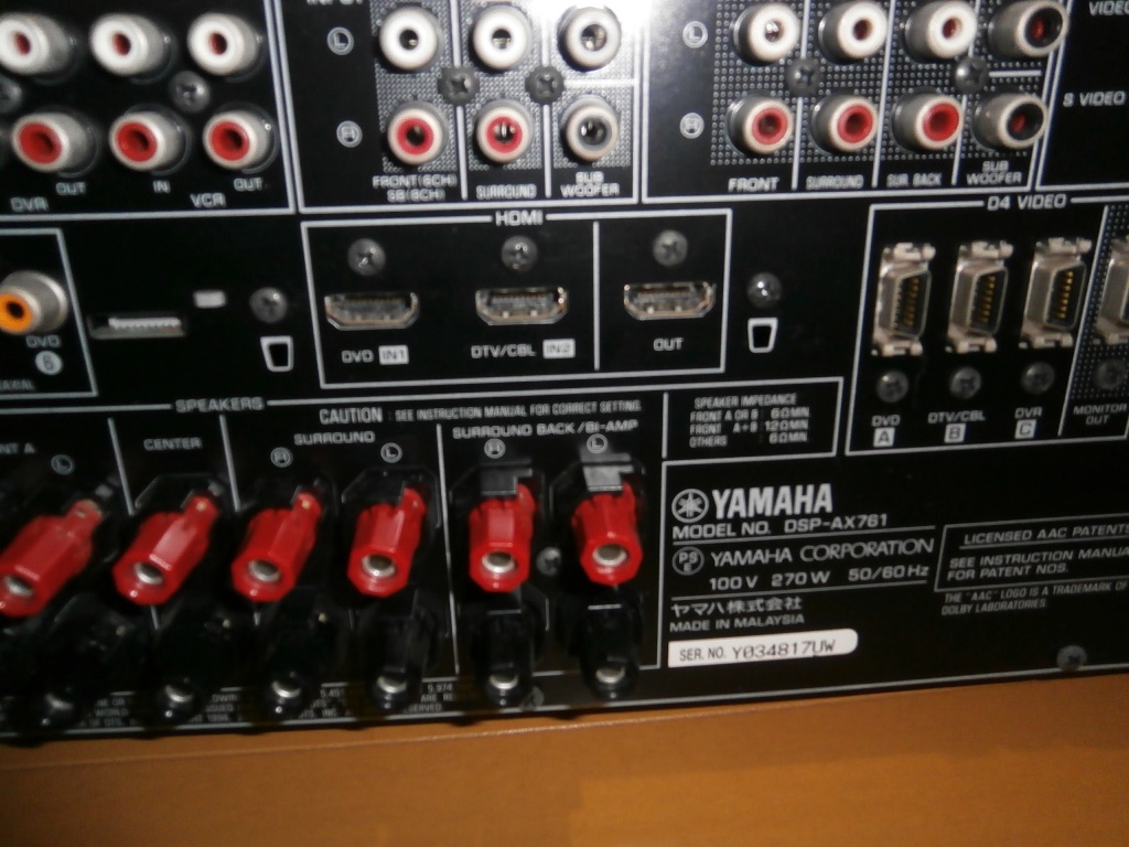 美品 YAMAHA ヤマハ DSP-AX761 AVアンプ 2026年最新】Yahoo