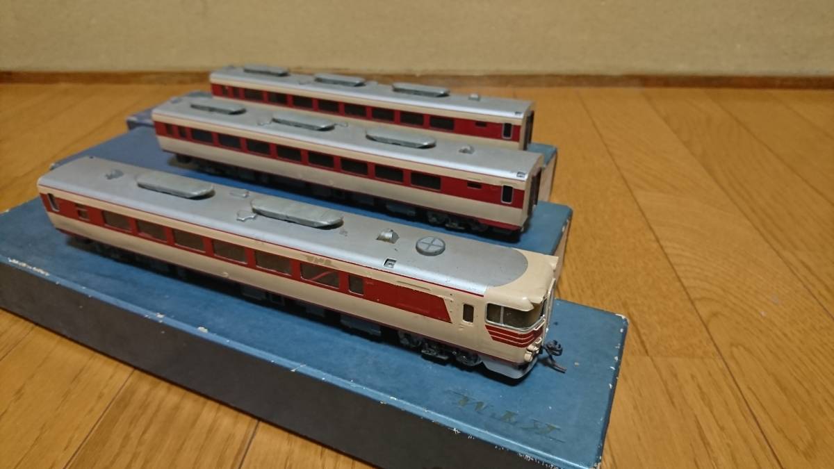 希少☆HOゲージ☆国鉄車両☆カツミ製☆キハ82☆3両セット☆箱付き