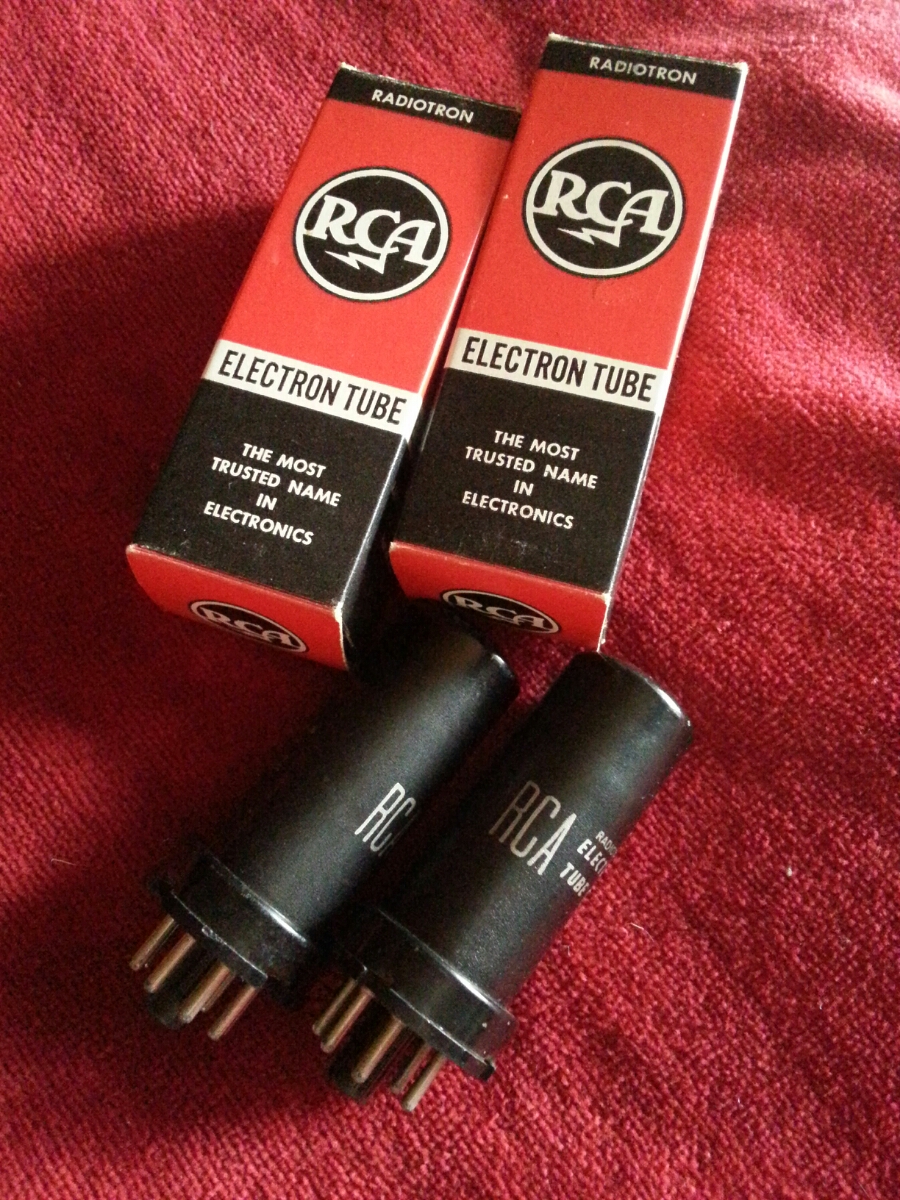 オーディオ機器 RCA 6V6 2本