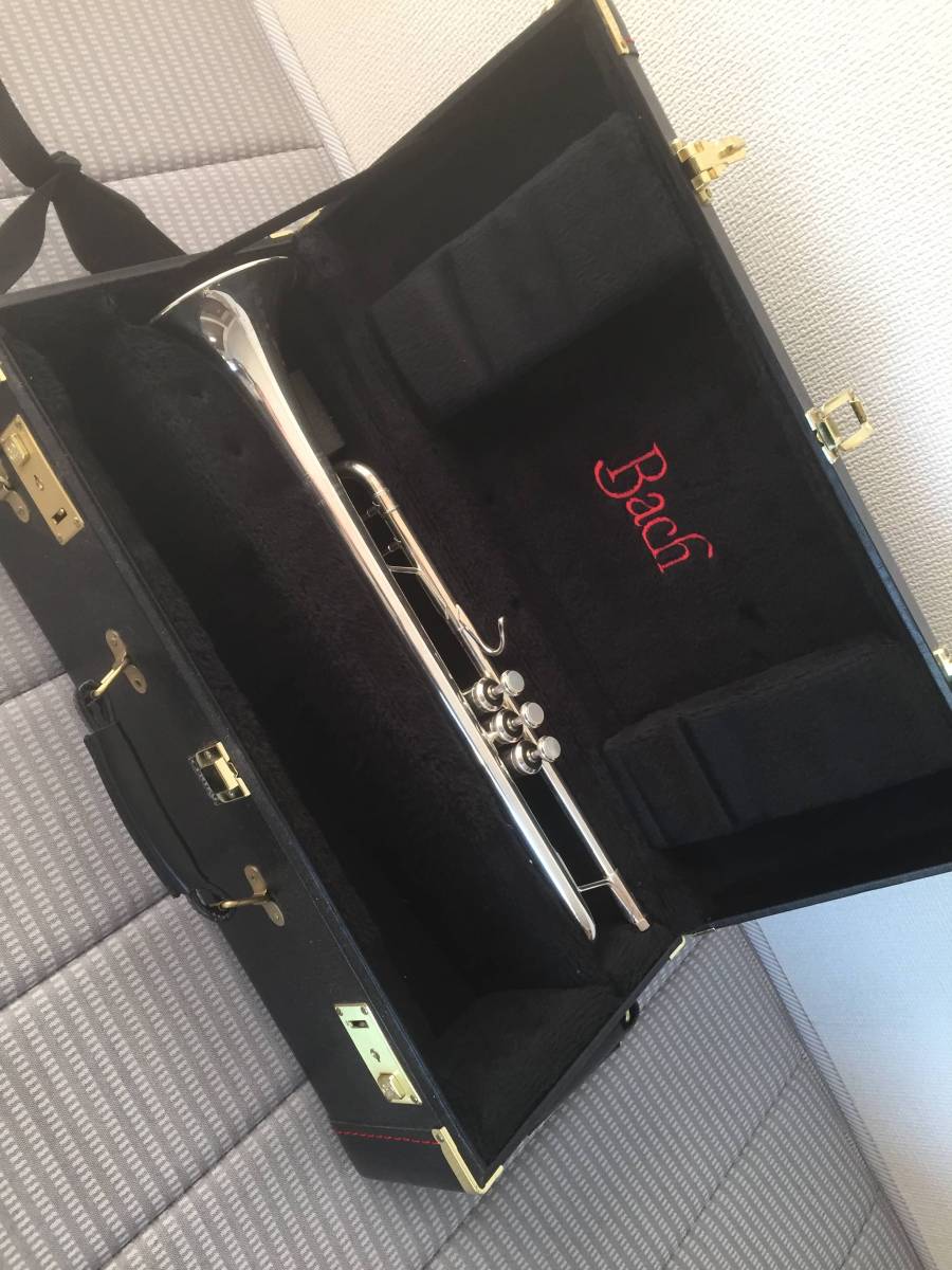 1円　～　Vincent Bach Stradivarius Model 180 ML 37 SP バック ストラディバリウス シルバープレート　 ハードケース付