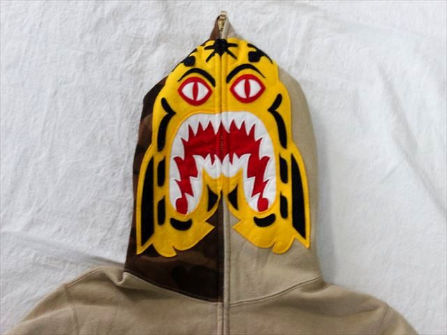 即決 APEE エイピー タイガー パーカー TALLサイズ エイプ APE BAPE A 