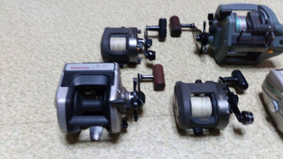 ダイワ・シマノなど 船用リール 5点セット 中古