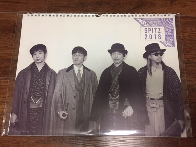 スピッツ 2018年カレンダー 壁掛けタイプ(芸能人、タレント)｜売買され