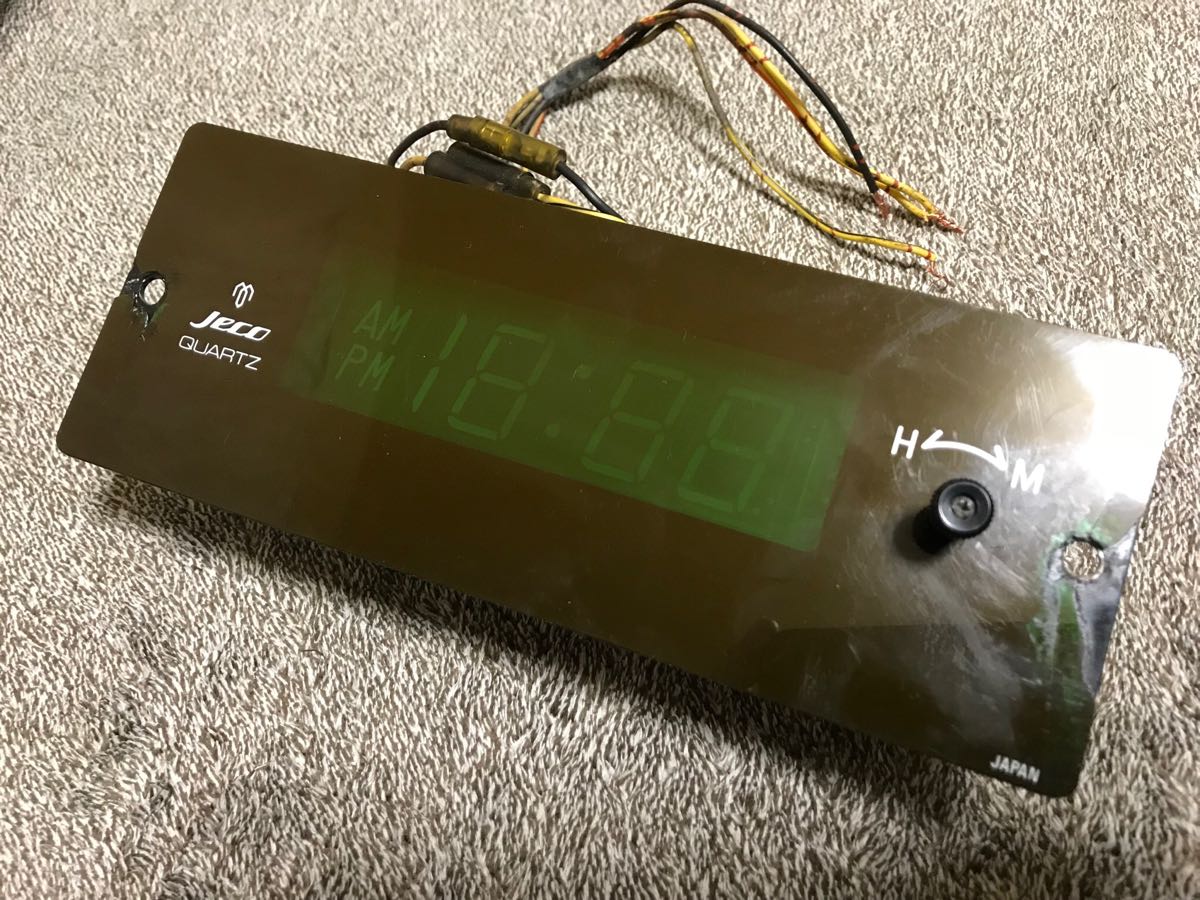 Jeco 観光バス サロンバス デジタル 時計 24V 動作確認済み 