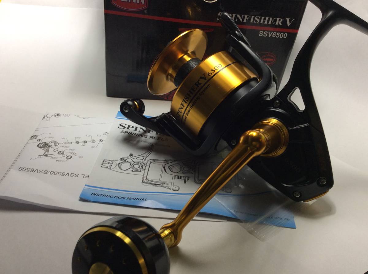 限定セール，送料無料 ペン スピンフィッシャー V PENN Spinfisher V 6500 スピニングリール(ペン)｜売買されたオークション情報、yahooの商品情報をアーカイブ公開 - オークファン ペン