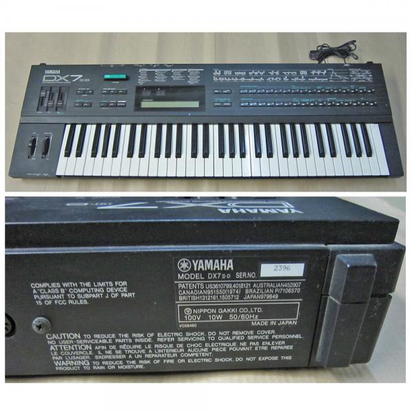 ジャンク】YAMAHA DX7II-D 不具合有 シンセサイザー[170サイズ]【H