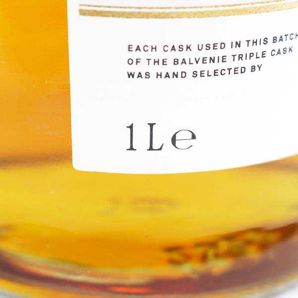 ☆古酒 箱付/THE BALVENIE(バルヴェニー) 12年 トリプルカスク 1000ml