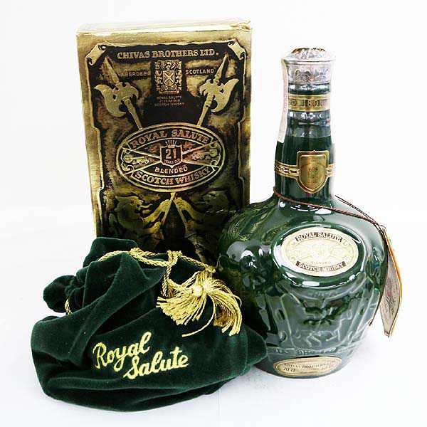 ロイヤルサルート 21年 ROYAL 700ml 古酒 SALUTE 青 ロイヤル 未開栓