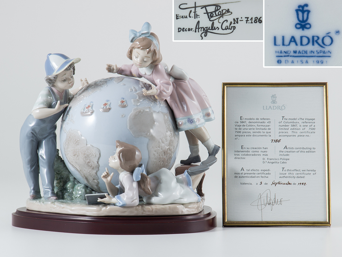 コロンブスの航海 リヤドロ LLADRO 世界限定7500体リヤドロ No.5847 