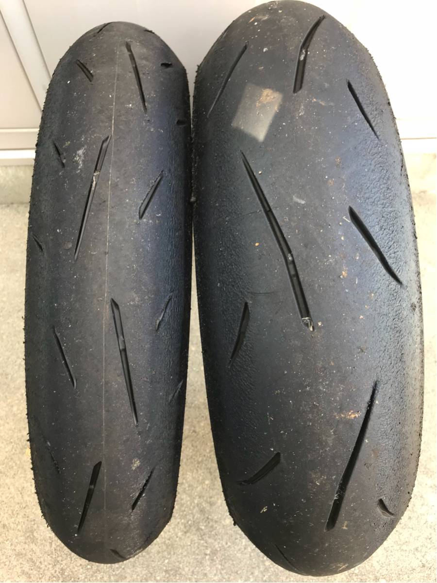 ダンロップ α-13SP 前後セット 110/70R17 150/60R17 CBR R25 ニンジャ