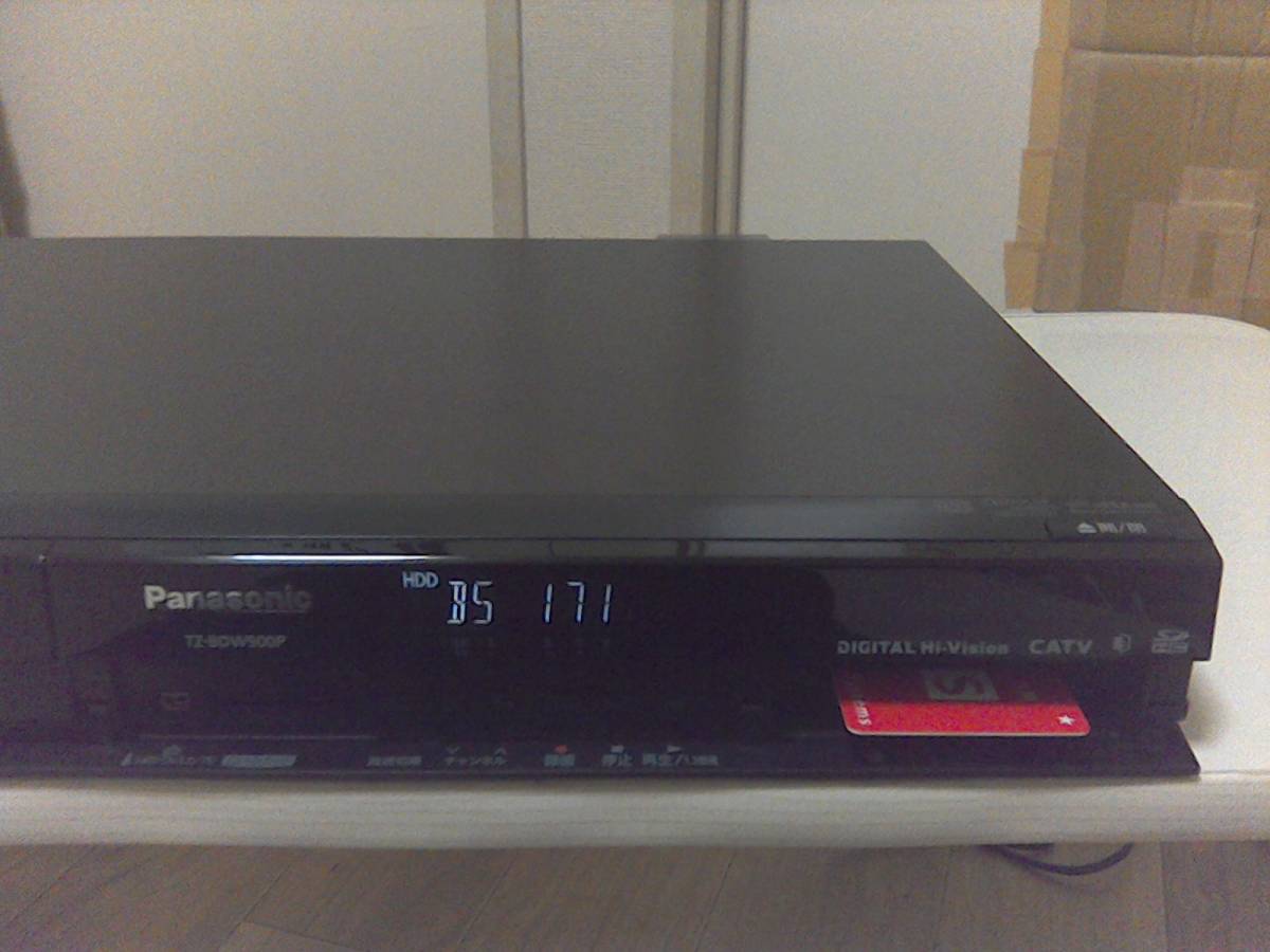 パナソニック ブルーレイレコーダー TZ-BDW900P CATV STB パナソニック