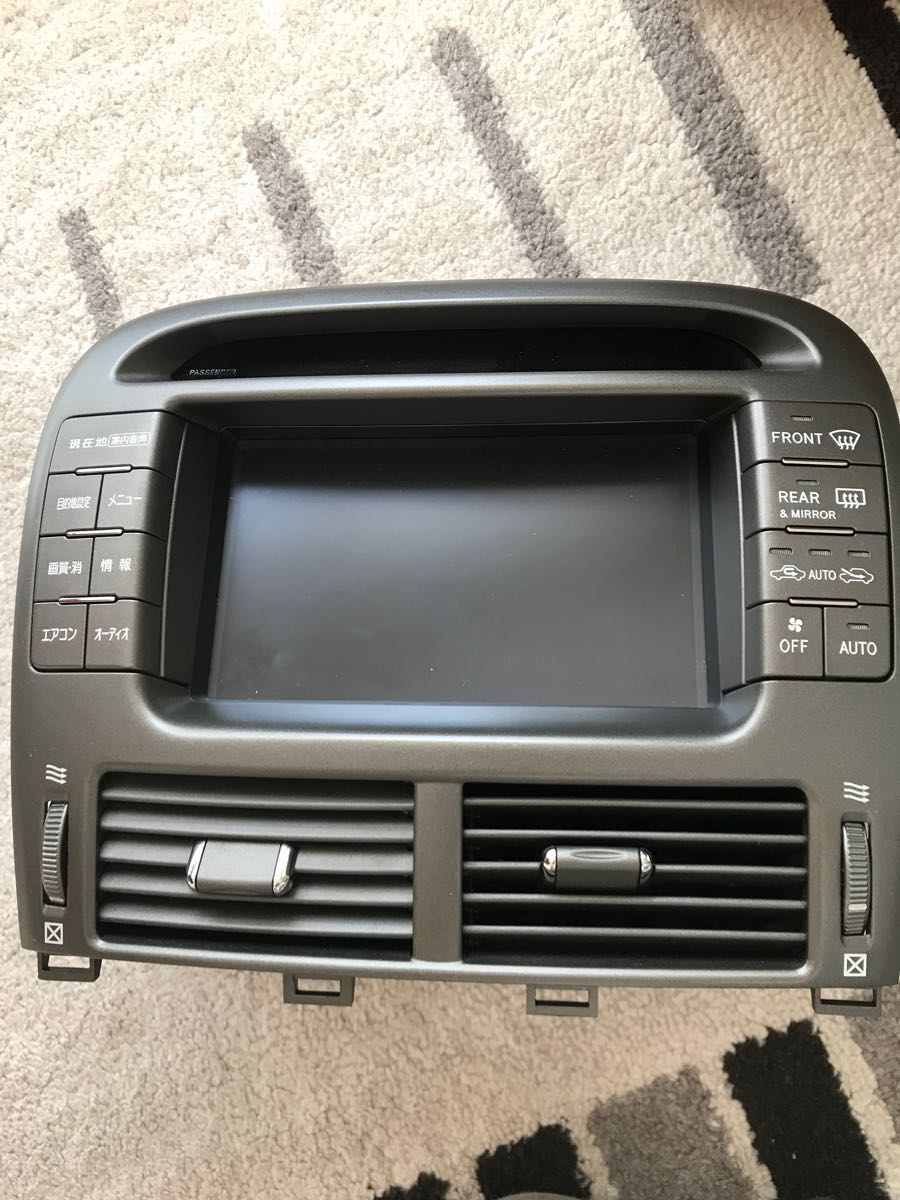 純正品 セルシオUCF20（後期）ナビデッキ＆パネル*H045012C