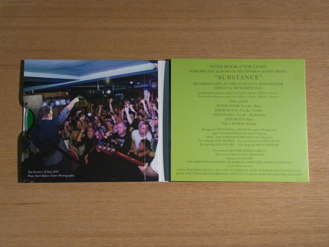 Peter Hook The Light Substance Live ピーター フック New Order 売買されたオークション情報 Yahooの商品情報をアーカイブ公開 オークファン Aucfan Com