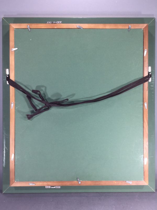 油彩□作者不詳□バラ薔薇の図□8号□秀作□額