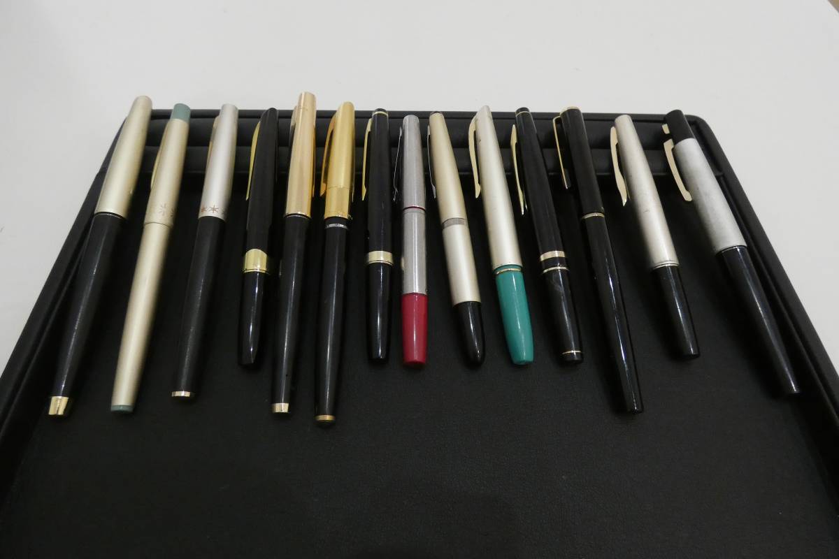 万年筆14本おまとめ PILOT PLATINUM SAILOR等【ペン先 18K 14K】♯2607
