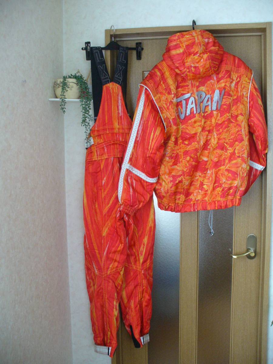 ★PHENIX/フェニックス・メンズスキーウエア上下セット/サイズL・胸囲94・身長170・ウエスト80・股下79/FIS&JAPANマーク入り/程度良好♪★