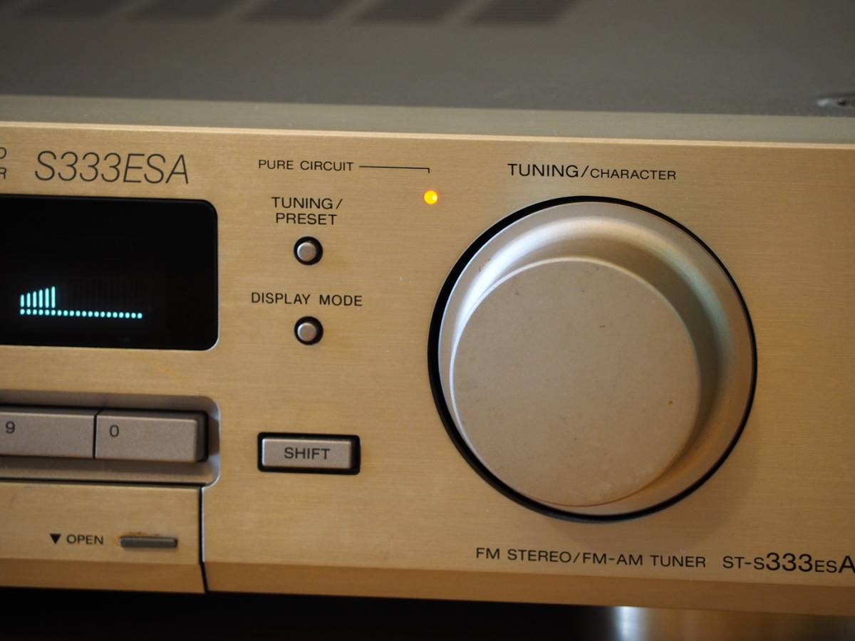 ジャンク】 SONY ST-S333ESA 受信確認OK 受信感度および外観の一部に難