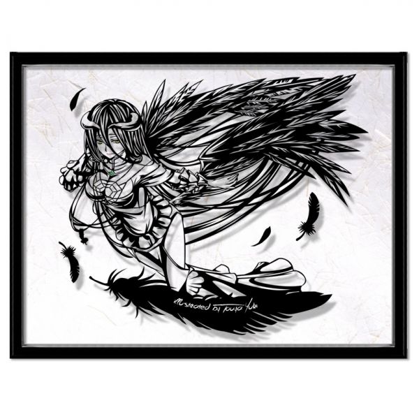 灯夜雪 アルベド オーバーロード 切り絵アート A3サイズ 同人グッズ 手描きイラスト 売買されたオークション情報 Yahooの商品情報をアーカイブ公開 オークファン Aucfan Com
