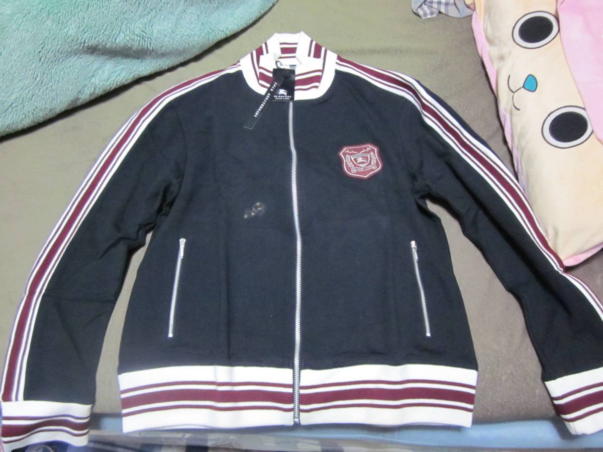 新品!!バーバリーBLACK LABEL サイズ（3）10周年記念ジャージ エンジ 