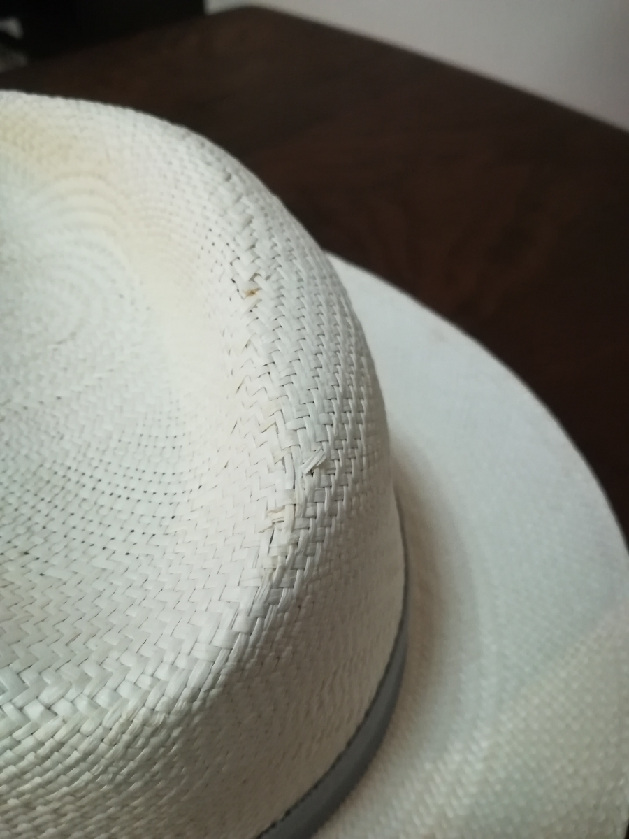 CA4LA カシラ　新品　ストローハット　麦わら帽子　パナマハット　定価17280円　少々難有り品