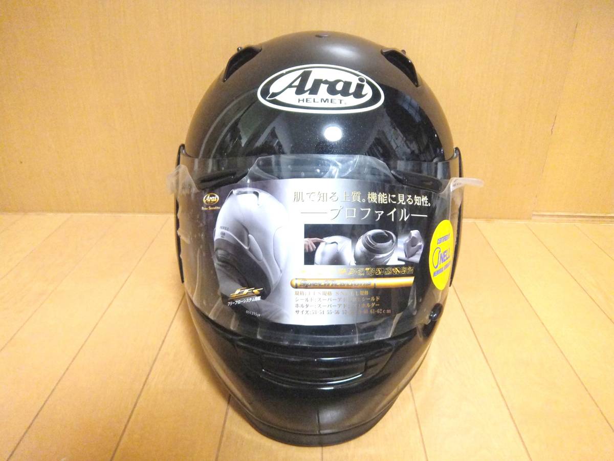 ◇アライ(ARAI) ◇フルフェイス ヘルメット◇61-62cm◇ブラック◇中古