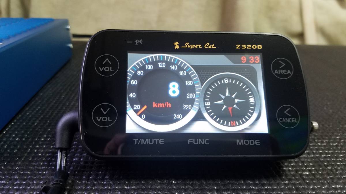 ☆YUPITERU☆SUPER CAT☆Z320B☆バイク用☆GPSレーダー探知機