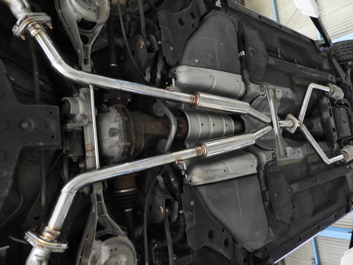 送料無料】Y50 50フーガ 2.5L 前期 サイレンサー付き 中間マフラー