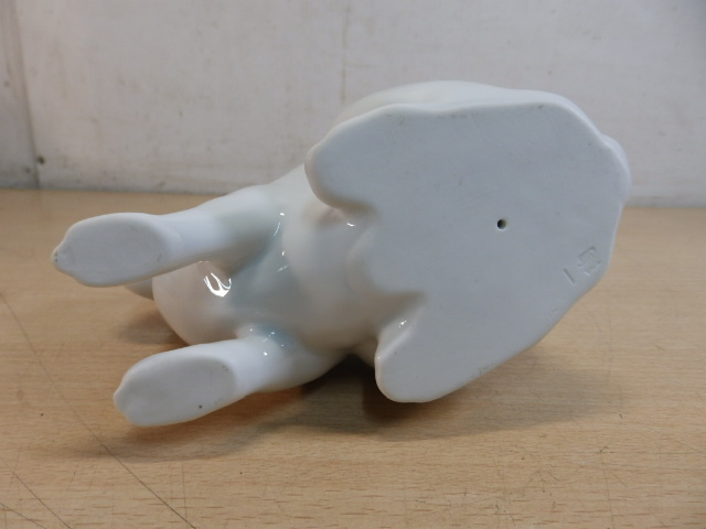 ☆有田焼 銘有り 一陶 兎 ウサギ焼き物 置物！K4097-80_7